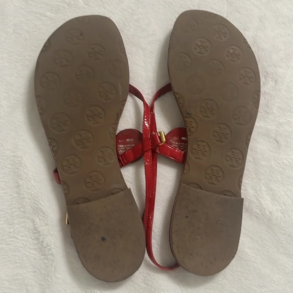 Tory Burch Cherry Red Sandals - Picture 5 of 9